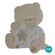 Iron-on Patch - Teddy Bear with Star -  Turtledove